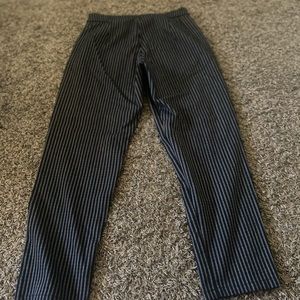 Tilly’s stripped pants with zipper on the side